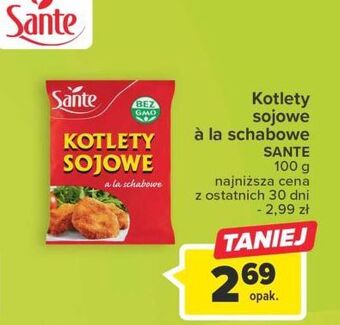 Carrefour Kotlety sojowe a'la schabowe sante oferta