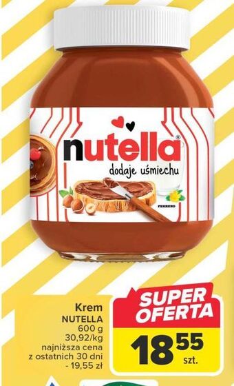 Carrefour Krem czekoladowo-orzechowy nutella oferta