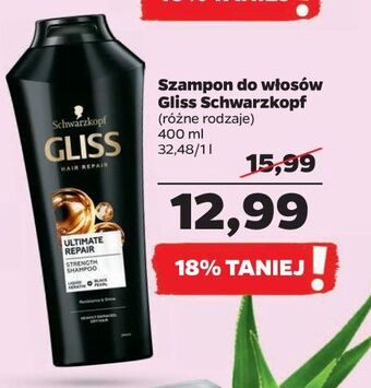 Netto Szampon do włosów gliss kur ultimate repair oferta