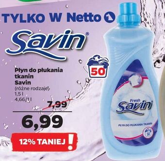 Netto Koncentrat do płukania fresh savin oferta
