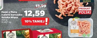 Netto Paski z fileta kurczaka sztuka mięsa oferta