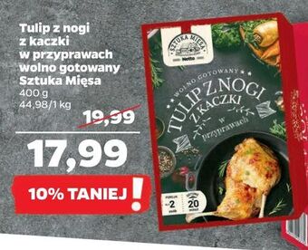 Netto Tulip z nogi kaczki w przyprawach wolno gotowany sztuka mięsa netto oferta