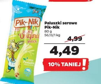Netto Paluszki serowe original pik-nik kids oferta