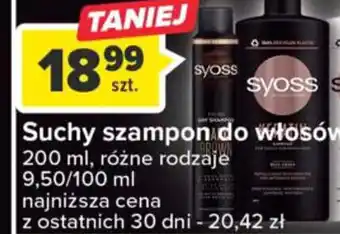 Carrefour Syoss suchy szampon do włosów 200ml oferta