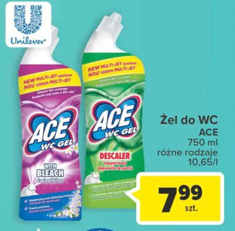 Carrefour Unilever żel do WC ace 750ml oferta