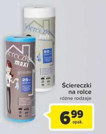 Carrefour Ściereczki na rolce oferta