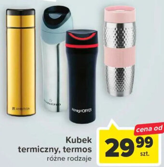 Carrefour Kubek termiczny, termos oferta