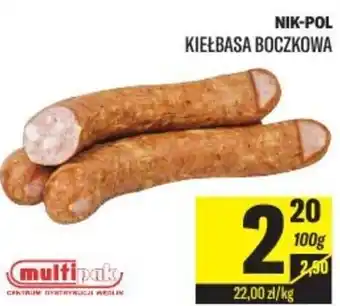 TomiMarkt Multipak Nik-Pol Kiełbasa Boczkowa, 100g oferta