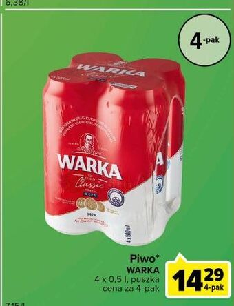 Carrefour Express Piwo warka oferta