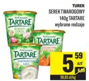 TomiMarkt Turek Serek twarogowy, 140g, Tartare wybrane rodzaje oferta