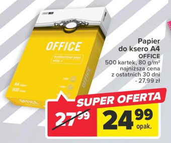 Carrefour Papier do ksero A4 Office, 500 kartek oferta