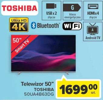 Carrefour Toshiba Telewizor 50" 50UA4B63DG oferta