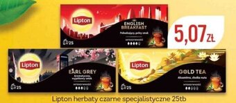 Specjał Lipton Herbaty czarne specjalistyczne 25tb oferta