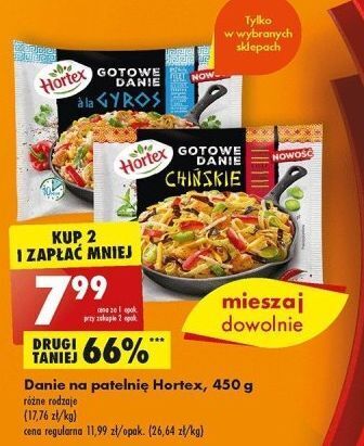 Biedronka Danie gotowe a'la gyros hortex oferta