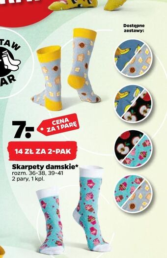 Netto Skarpety damskie rozm. 39-41 oferta