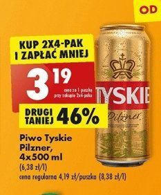 Biedronka Piwo tyskie pilzne oferta