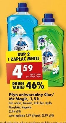 Biedronka Płyn uniwersalny lilia wodna mr magic oferta