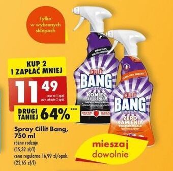 Biedronka Spray do czyszczenia cillit bang koniec z pleśnią oferta