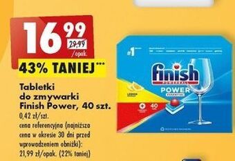 Biedronka Tabletki do zmywarek lemon finish power essential oferta
