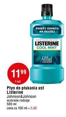 E.Leclerc Płyn do płukania ust listerine cool mint oferta