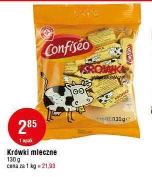 E.Leclerc Krówki wyborne mleczne wiodąca marka confiseo oferta