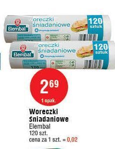 E.Leclerc Woreczki śniadaniowe wiodąca marka elembal oferta