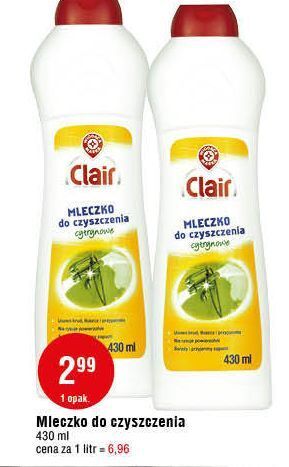 E.Leclerc Mleczko do czyszczenia cytryna wiodąca marka clair oferta