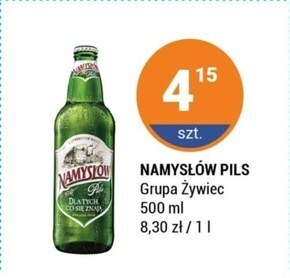 Namysłów pils piwo jasne 500 ml