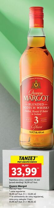 Lidl Whisky queen margot oferta