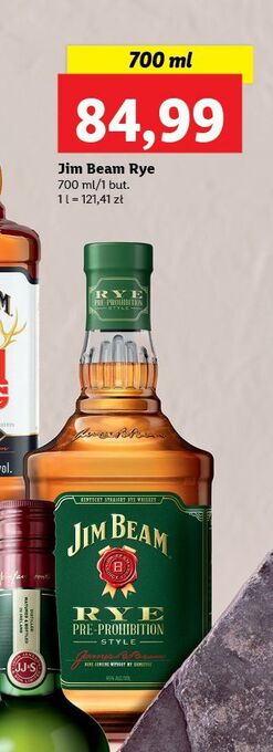 Lidl Bourbon jim beam rye oferta