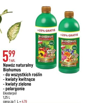 E.Leclerc Nawóz do pelargonii biohumus oferta