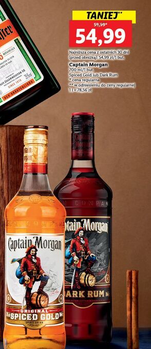 Lidl Rum captain morgan black oferta