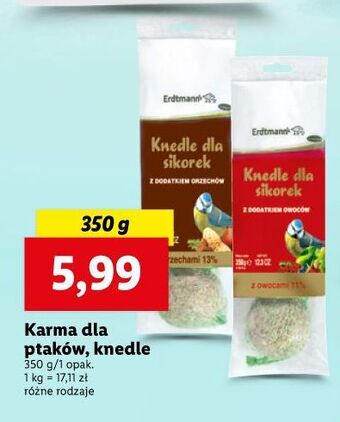 Lidl Knedle z owocami erdtmann's oferta