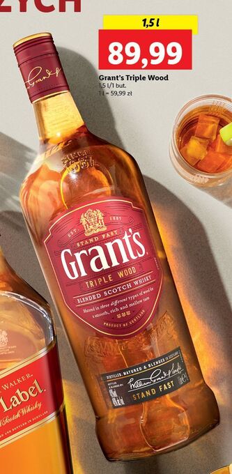 Lidl Whisky grant's family reserve oferta