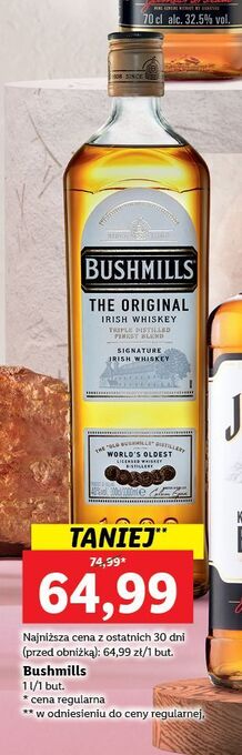 Lidl Whiskey bushmills original oferta