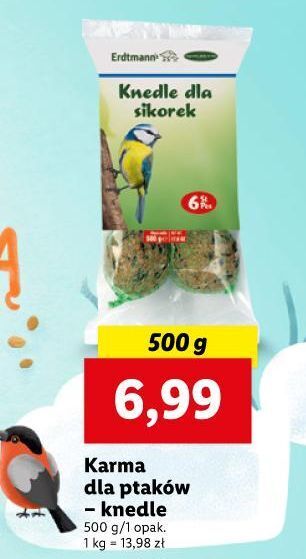 Lidl Knedle dla sikorek xxl erdtmann's oferta