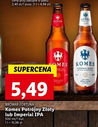 Lidl Piwo komes imperial ipa oferta