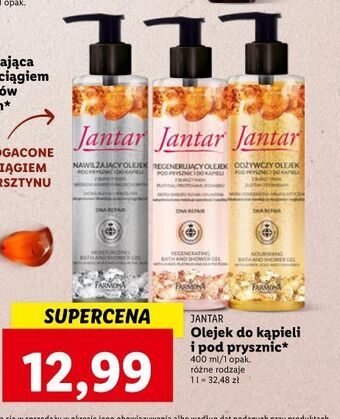 Lidl Olejek pod prysznic ze złotem farmona jantar oferta