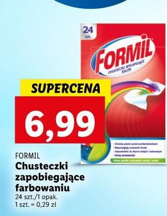 Lidl Ściereczki chroniące przed zafarbowaniem formil oferta