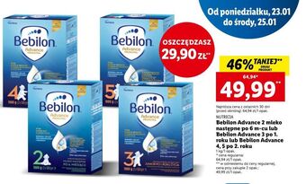 Lidl Mleko 4 bebilon advance pronutra oferta