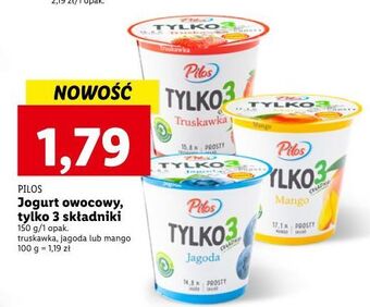 Lidl Jogurt mango pilos tylko 3 składniki oferta