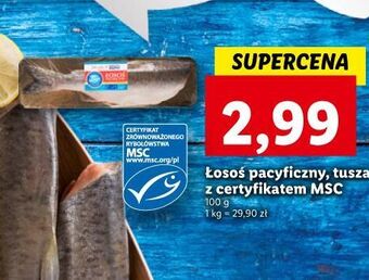 Lidl Łosoś pacyficzny tusza abramczyk oferta