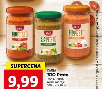 Lidl Pesto bio rosso kania oferta