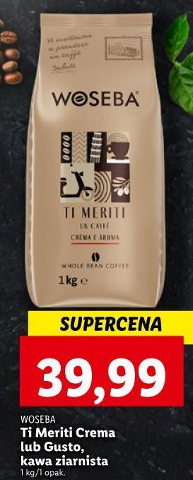 Lidl Kawa woseba ti meriti crema e aroma oferta