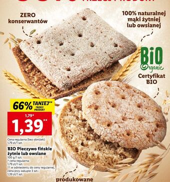 Lidl Pieczywo owsiane fińskie oferta