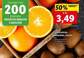 Lidl Pomarańcze deserowe oferta