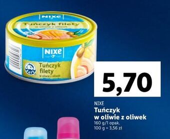 Lidl Tuńczyk w oliwie z oliwek nixe oferta
