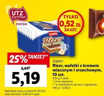 Lidl Ciastka rizer sondey oferta