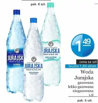 Specjał Jurajska woda gazowana/lekko gazowana/niegazowana 1,5l oferta