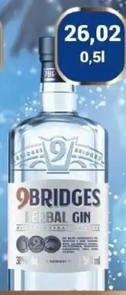 Specjał 9bridges gin 38% 0,5l oferta